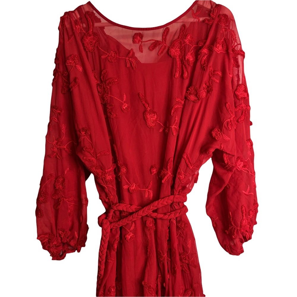 Anthropologie Mare Mare Amal Textured Embroidered Dress. NWT - Picture 7 of 10